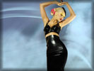 Christina Aguilera in Latex Dress