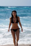 Kim Kardashian on the Beach