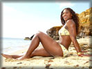 Serena Williams on the Beach