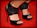 Demi Lovato, Feet, Toes, High Heels, Black Shoes