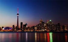 Toronto Skyline at Night, CN Tower