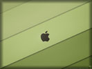 Apple Logo, Green Theme