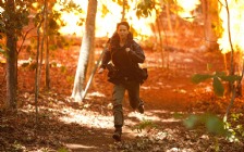 The Hunger Games: Jennifer Lawrence as Katniss Everdeen Running